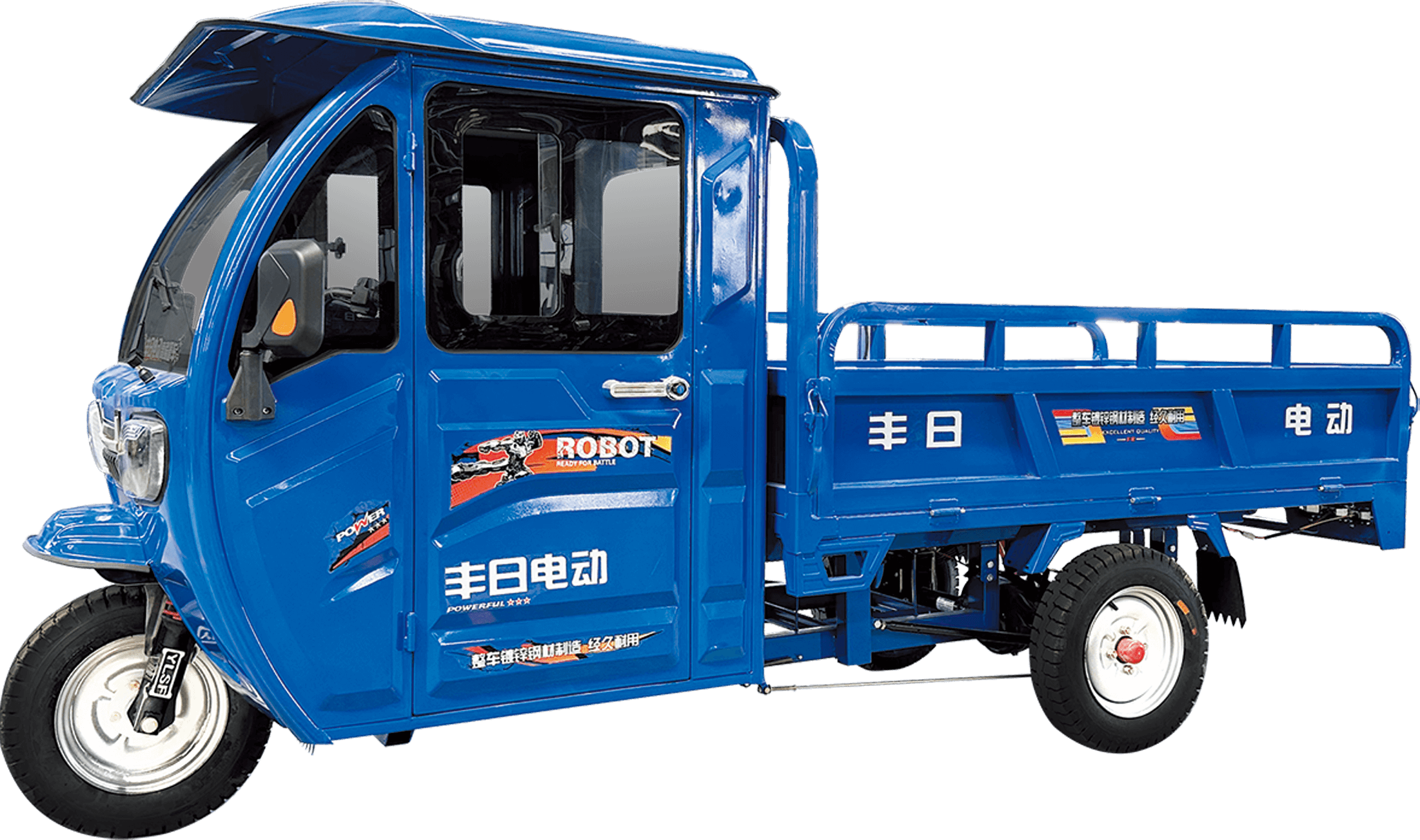 Elektrisches Lastendreirad der Fengyun-Serie mit geschlossener Kabine und großer Ladekapazität